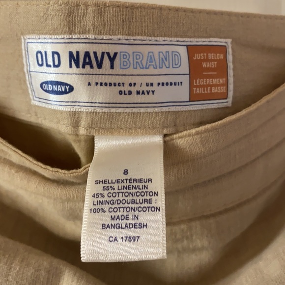 Old Navy Linen blend Tie Dye Skirt - size 8 - Picture 5 of 6